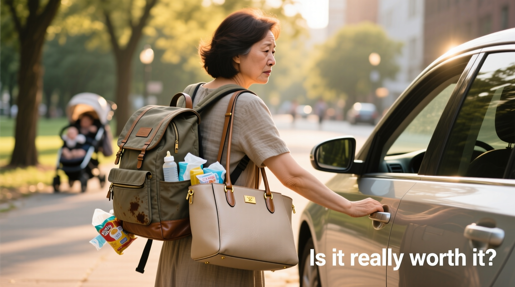 backpack diaper bag vs designer tote as a mom is switching really worth it