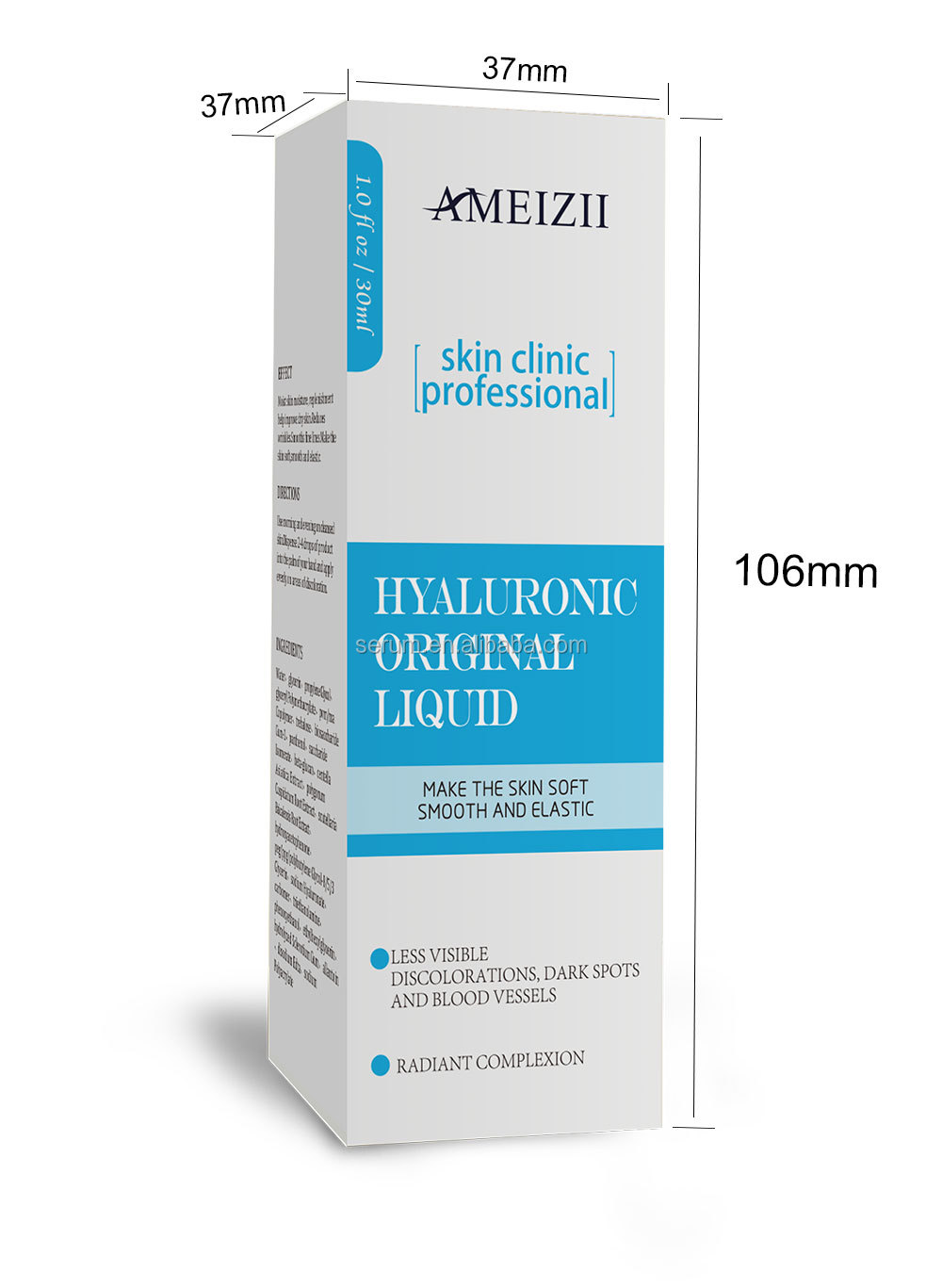 Custom Brand Hyaluronic Acid Serum For Skin Care Kojic Acid Serum Glutathione Plant Extract Whitening Serum