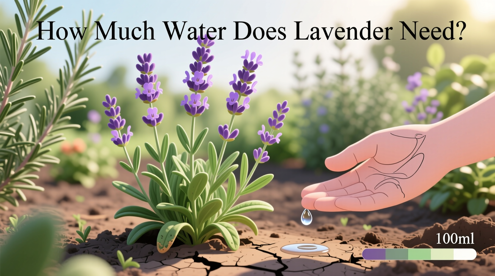 how much water does lavender need