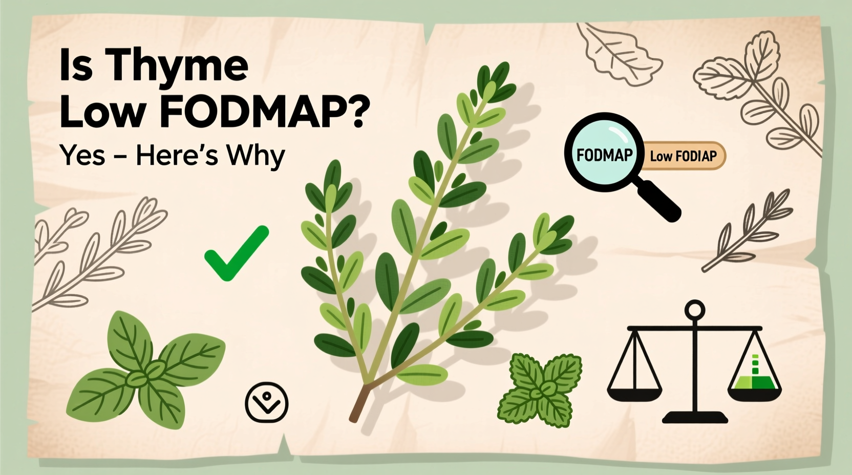 Is Thyme Low FODMAP? Yes – Here's Why