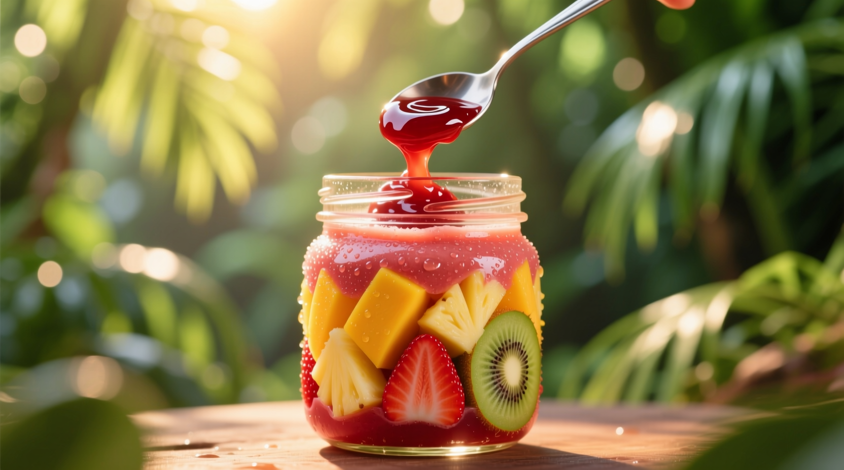 your smoothies will benefit from a little jam