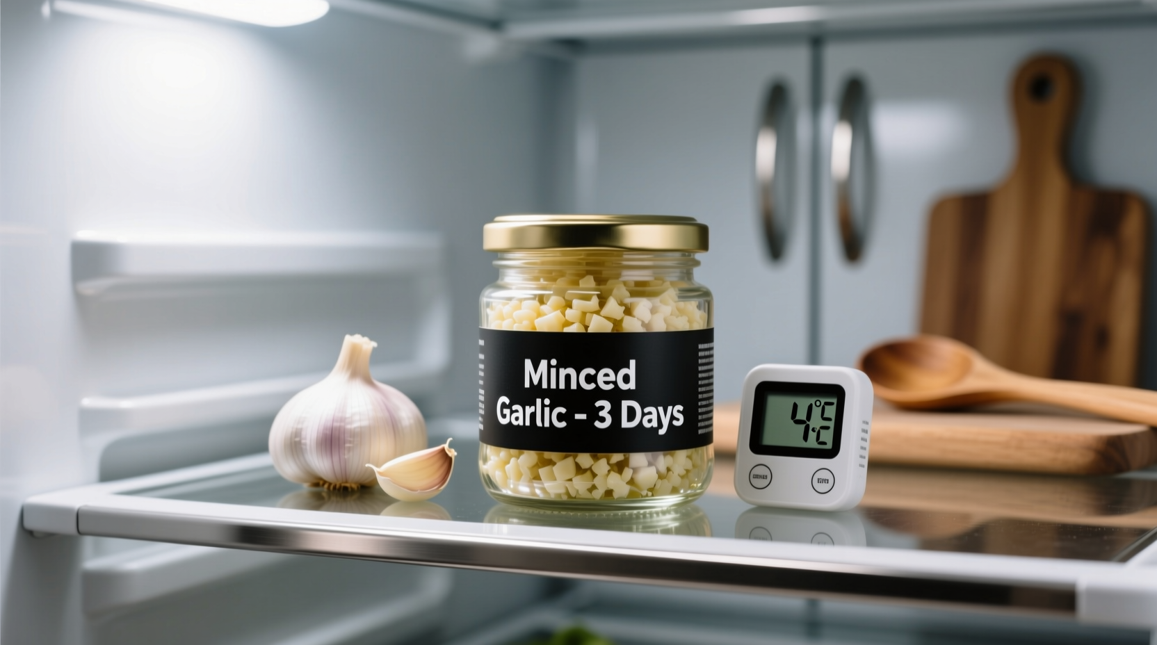 how long is minced garlic good for in the fridge