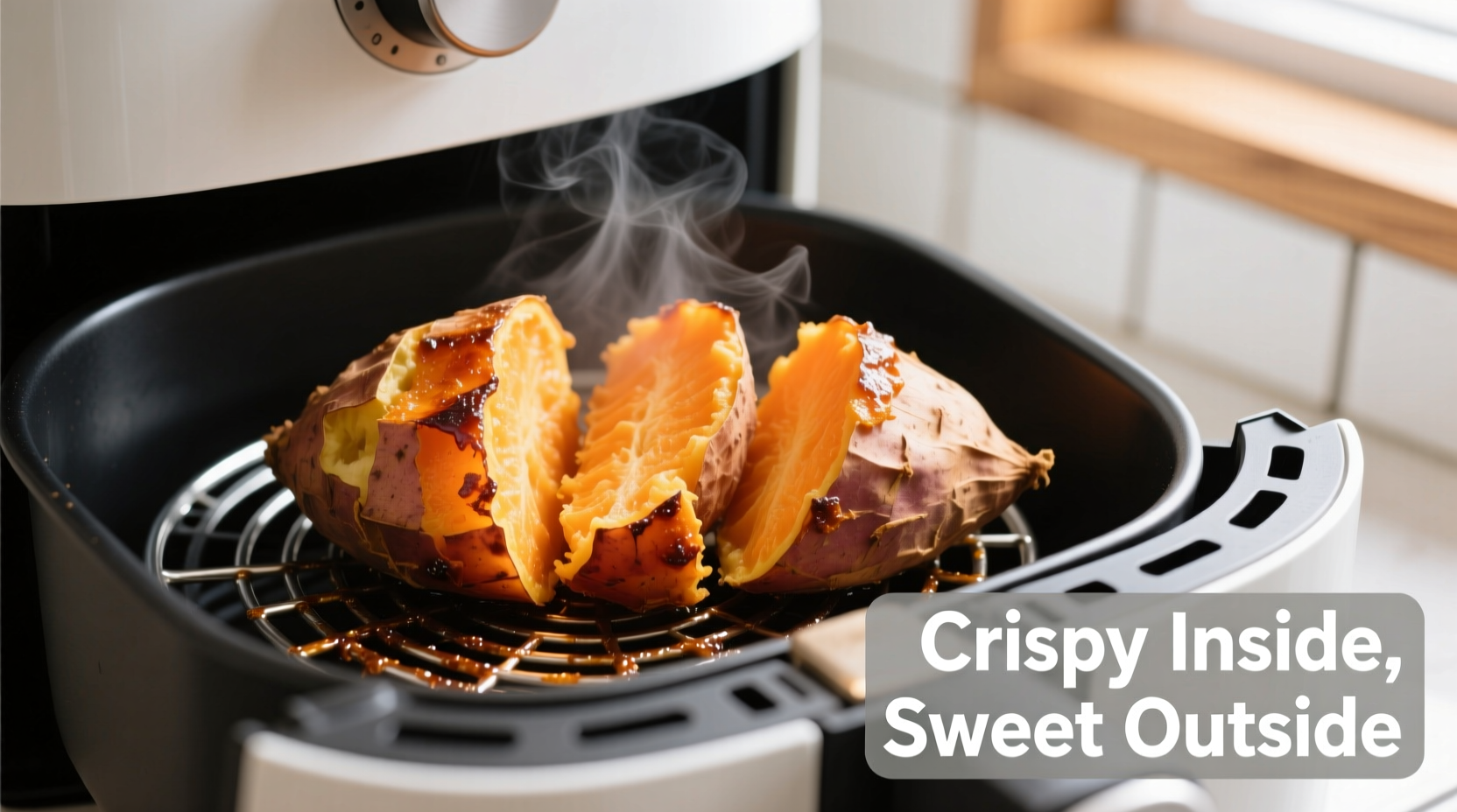 air fry japanese sweet potato