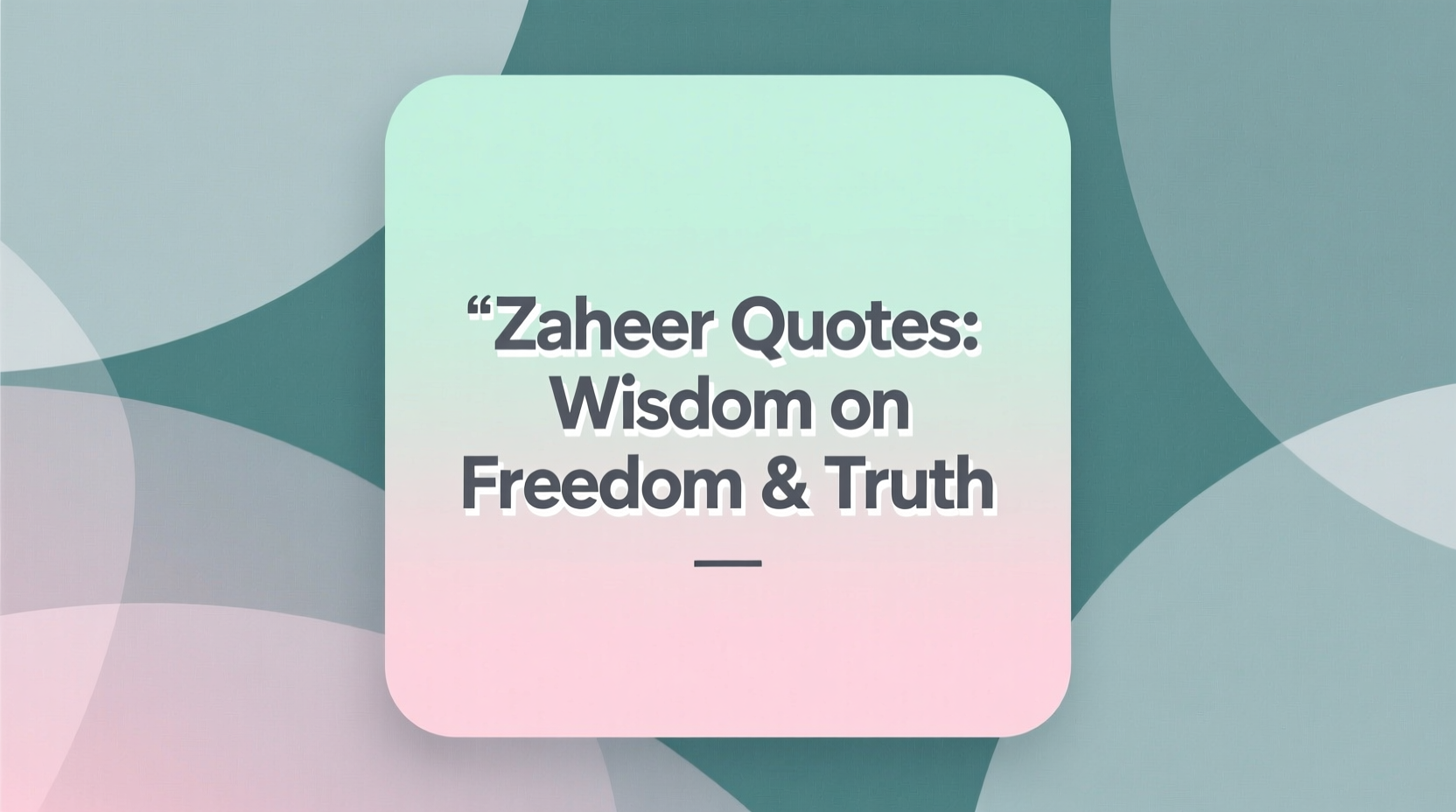 zaheer quotes