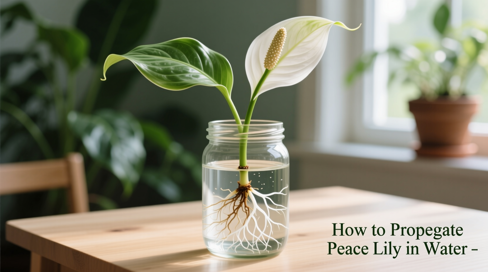 How to Propagate Peace Lily in Water