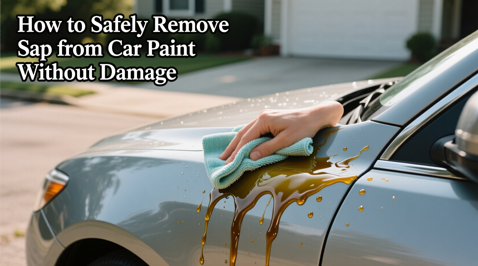 how do you get sap off car paint