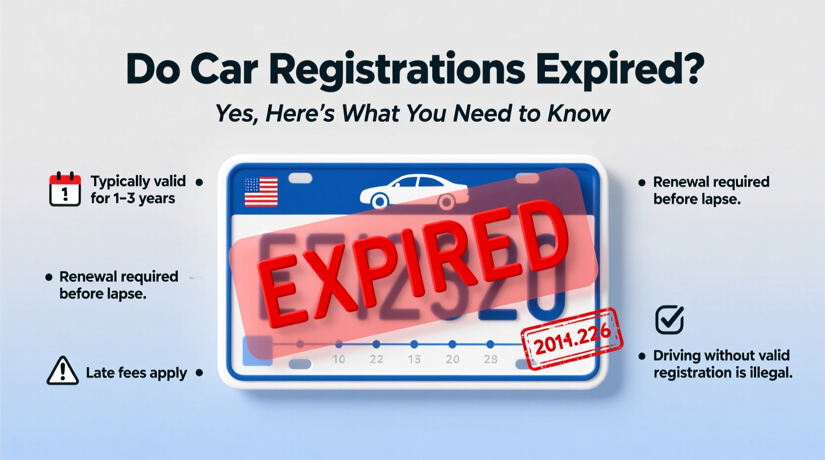 do car registrations expire