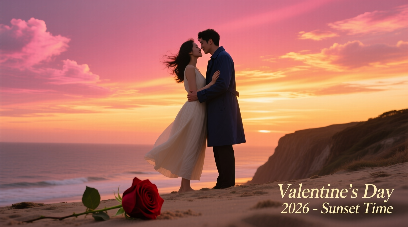 what time is sunset on valentines day