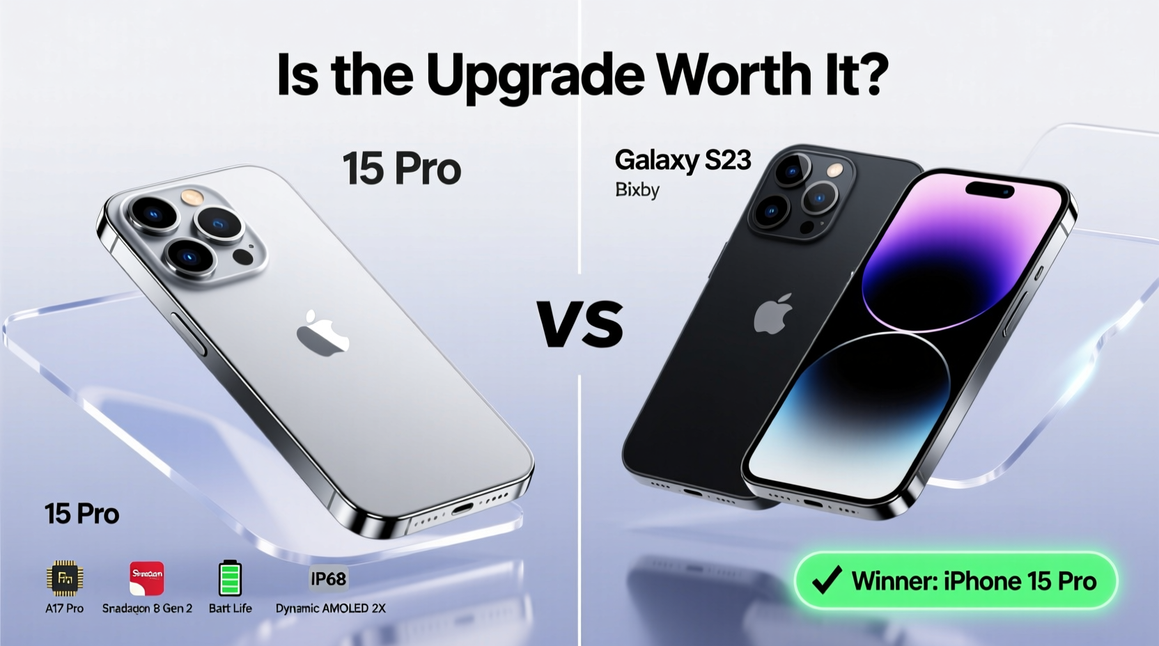 iphone 15 pro vs galaxy s23 is the upgrade actually worth it