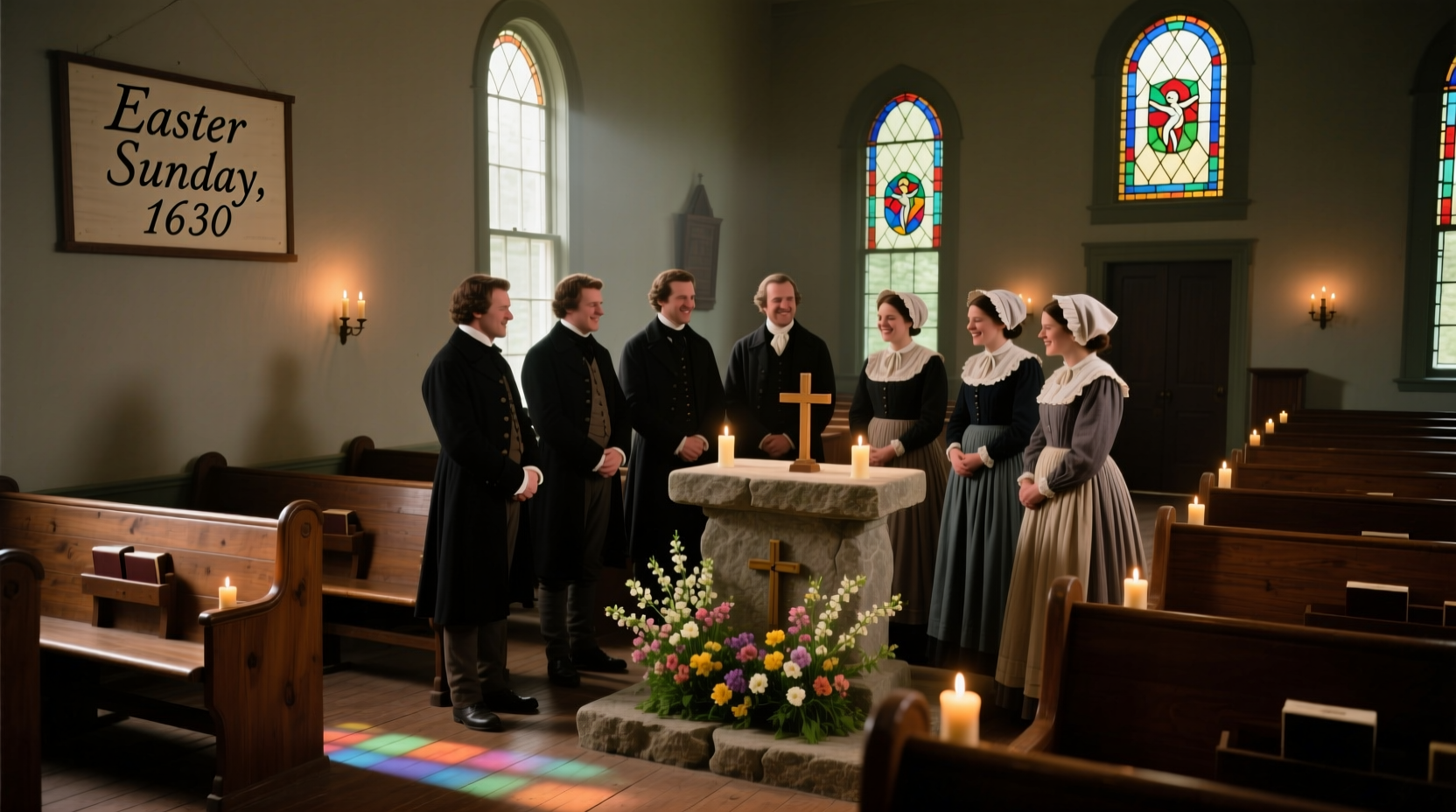 when was easter first celebrated in the united states