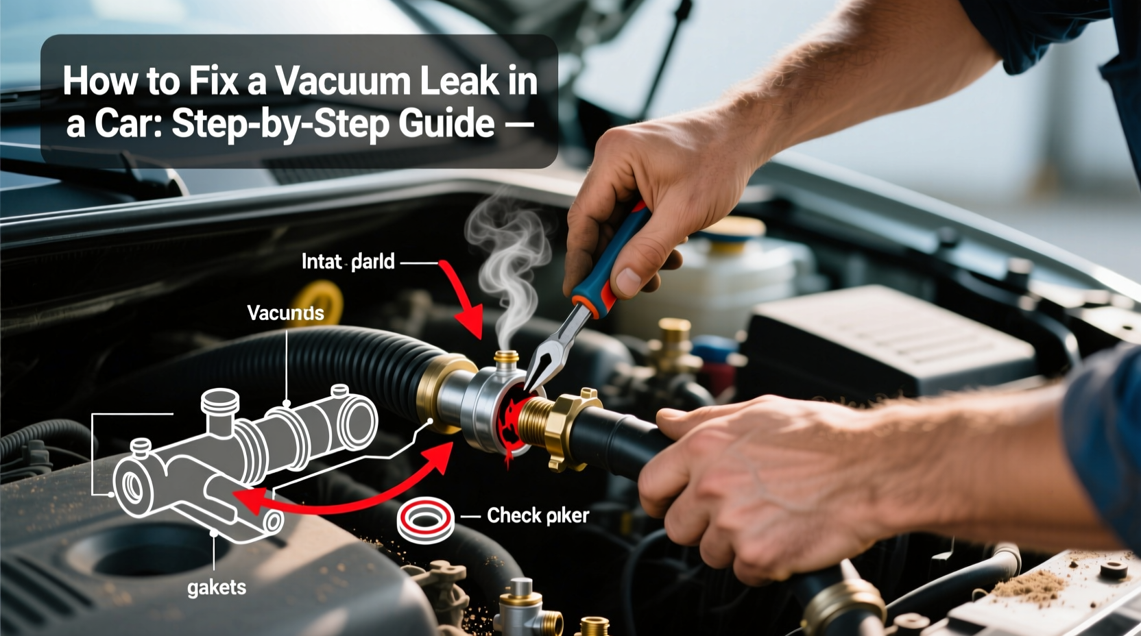how do you fix a vacuum leak in a car
