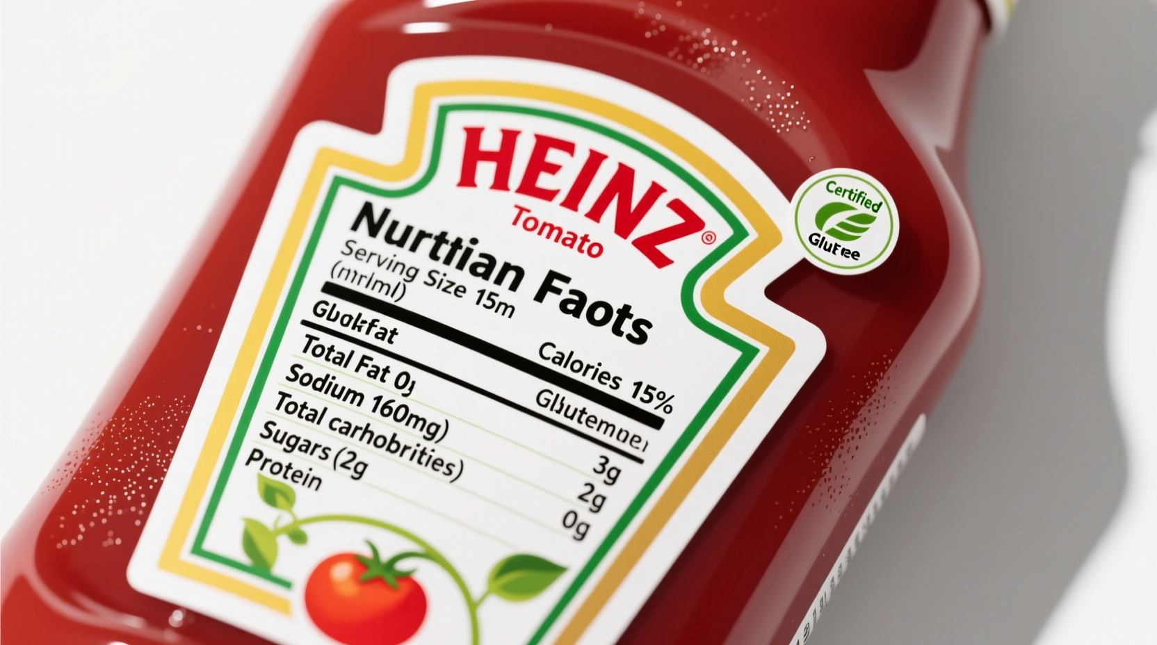 heinz tomato ketchup nutritional information