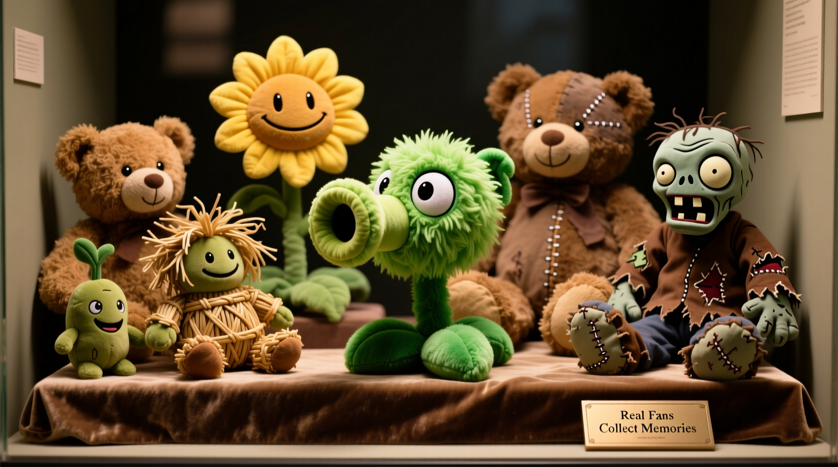 plants vs zombies plush vs teddy bear which one do real fans collect