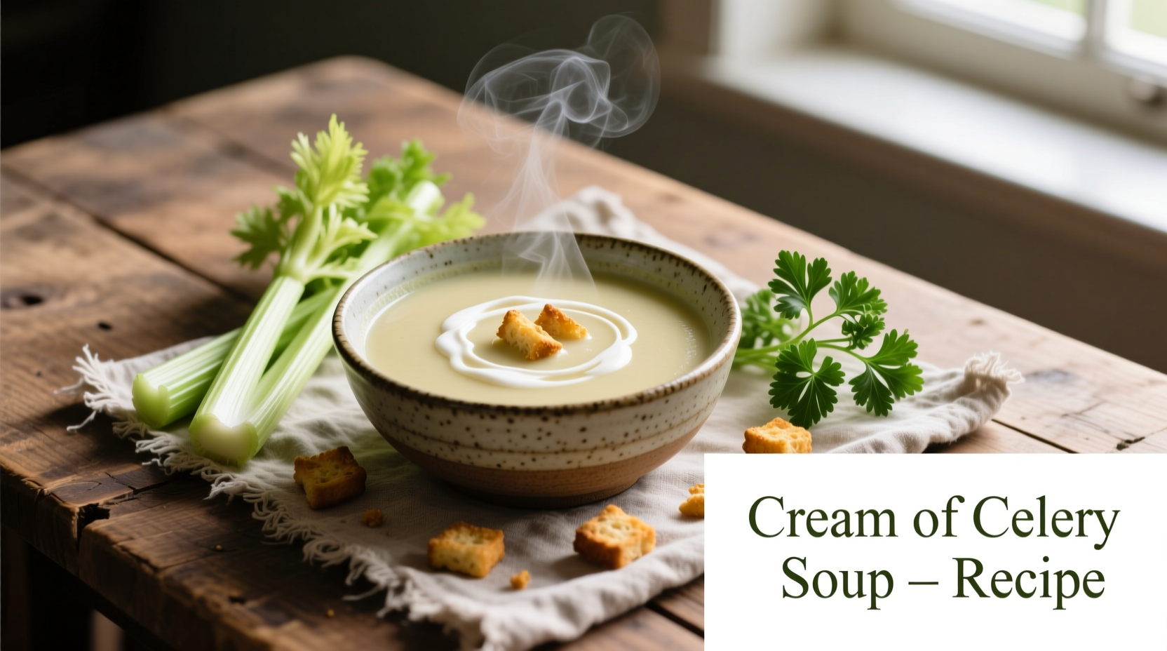 Perfect Cream of Celery Soup Recipe in 45 Minutes