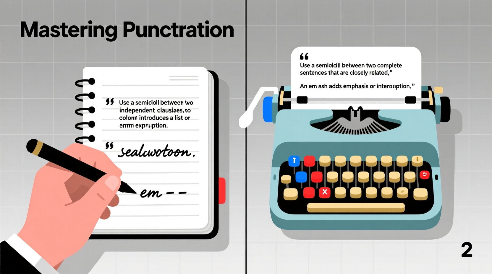 mastering punctuation how to use semicolons colons and dashes effectively in your writing 2