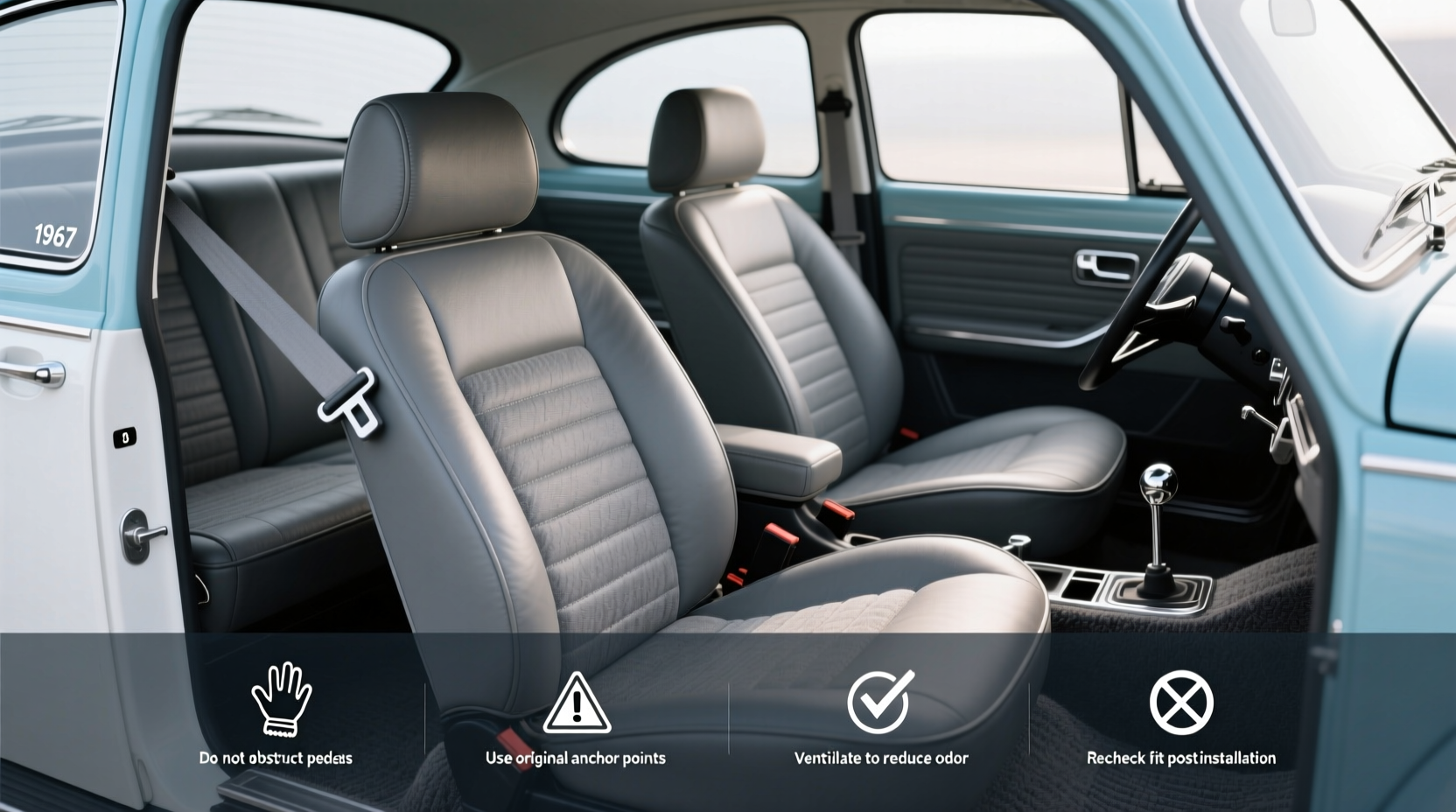 1967 VW Bug Seat Covers Buying Guide: How to Choose