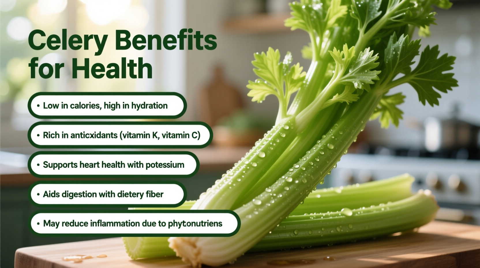 Celery Health Benefits: Science-Backed Evidence
