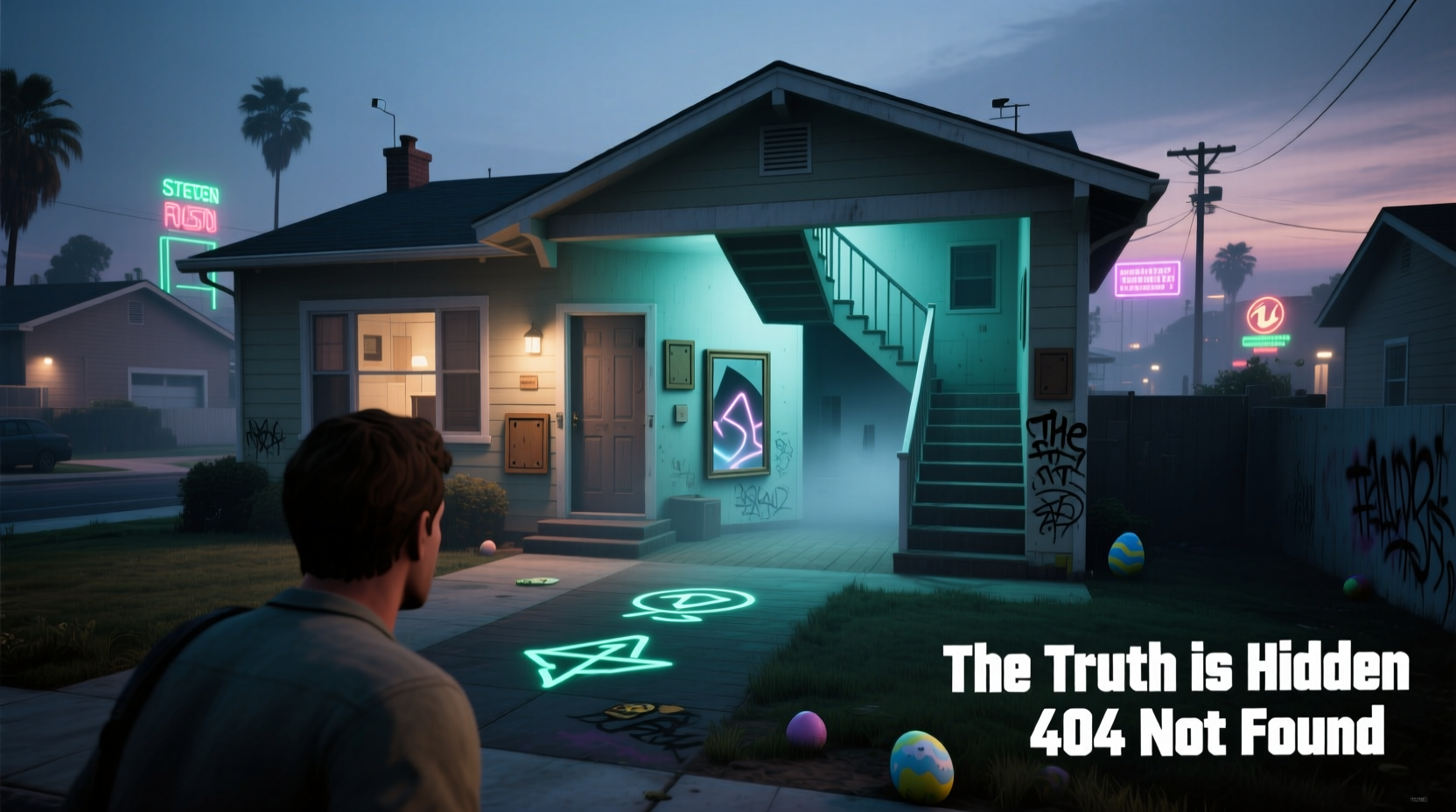 are there any hidden buildings easter eggs in gta v
