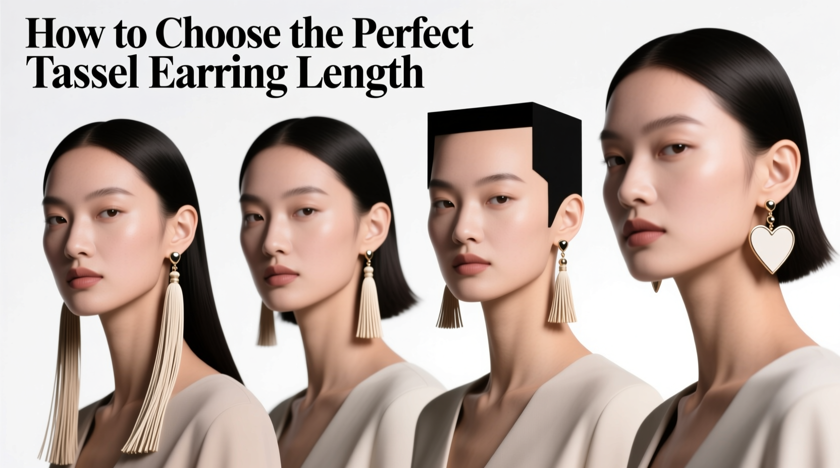 how to choose the perfect tassel earring length for your face shape and style