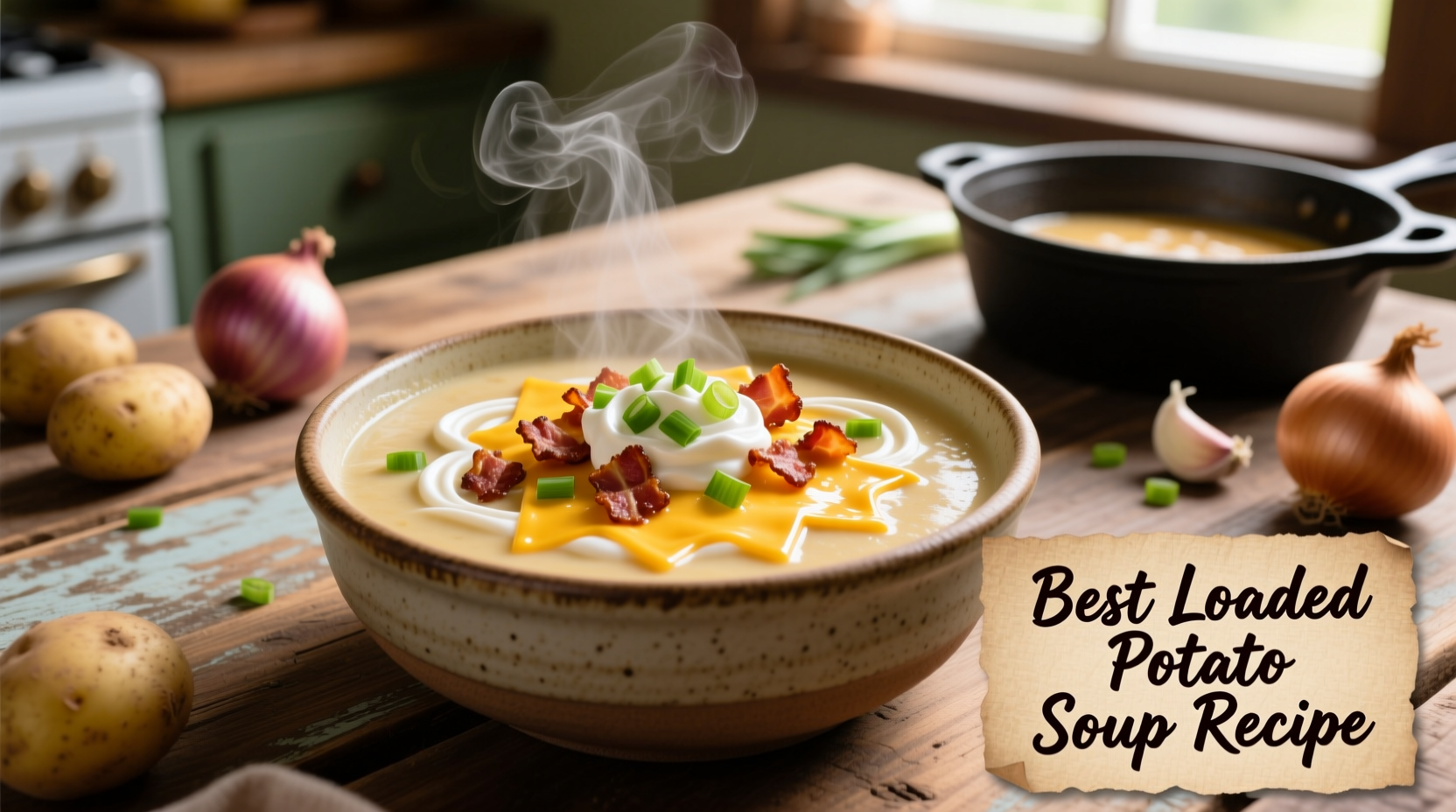 Best Loaded Potato Soup Recipe: Creamy & Foolproof
