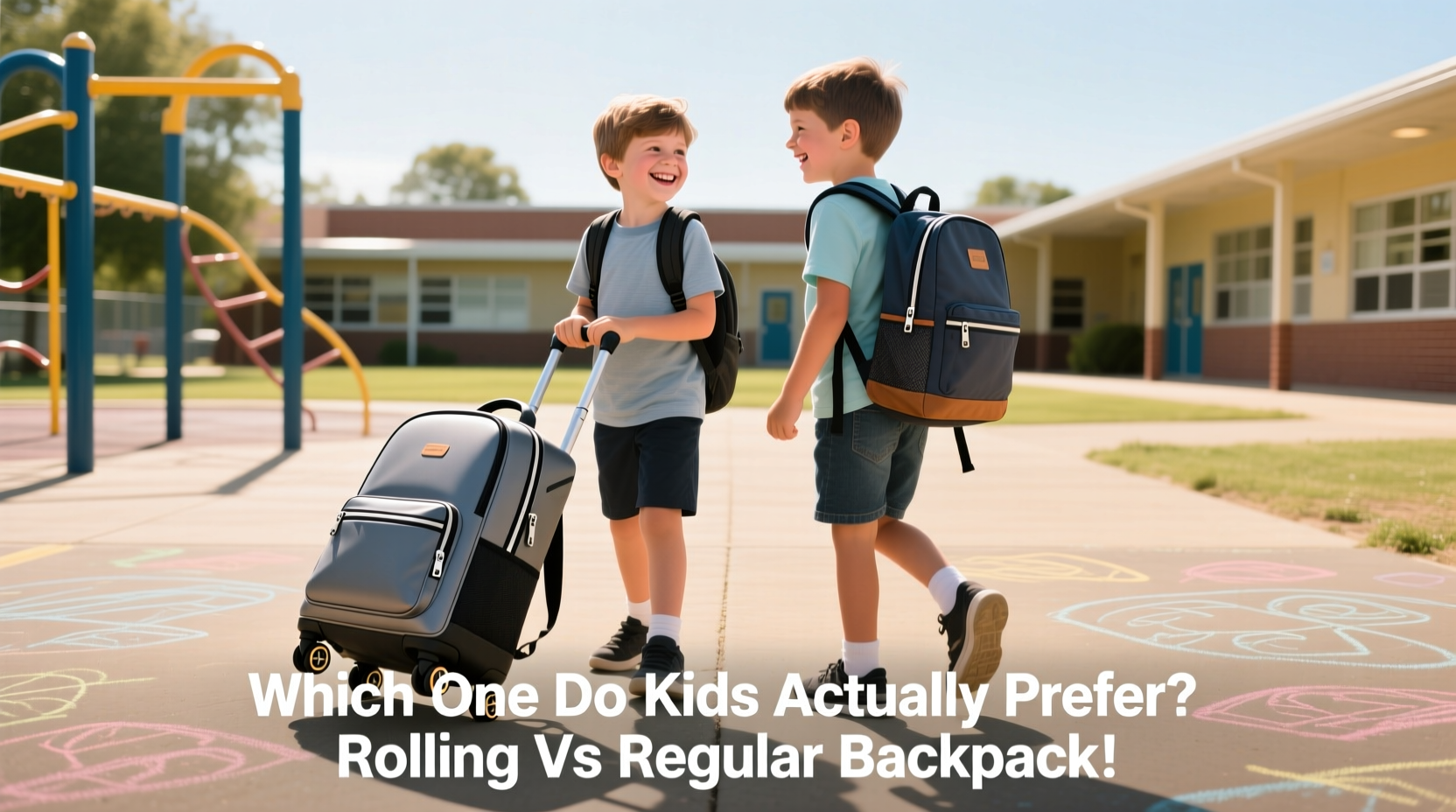 rolling backpack vs regular backpack which one do kids actually prefer for school