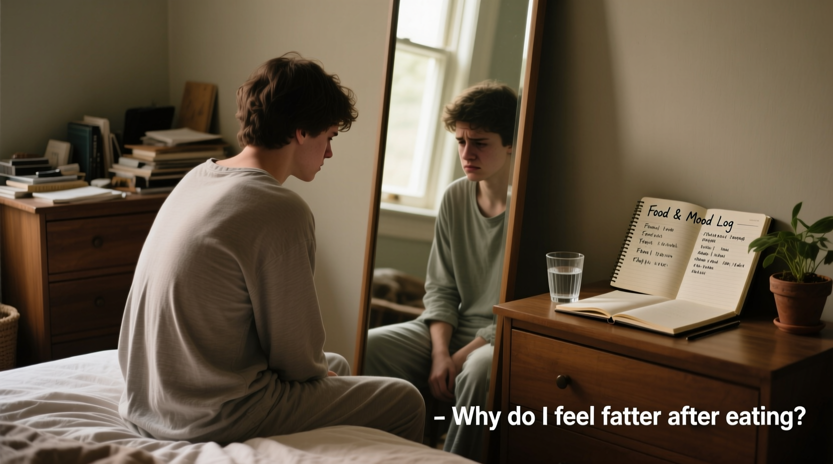 feeling fatter after eating reasons what to do