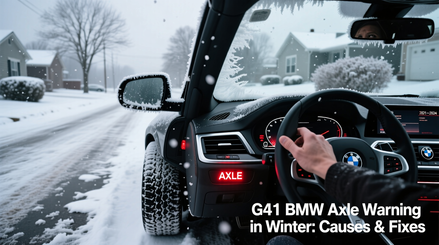 g31 bmw axle warning winter