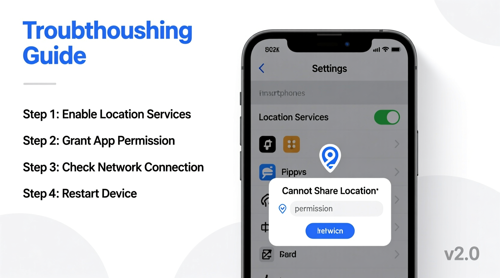 cant share my location troubleshooting how to guide 2