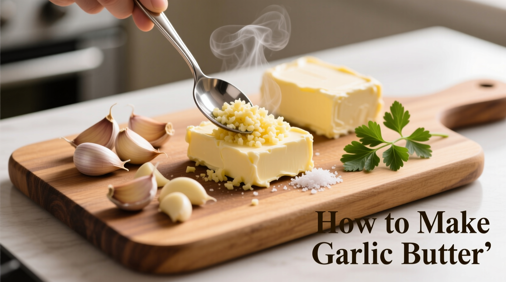 how ti make garlic butter