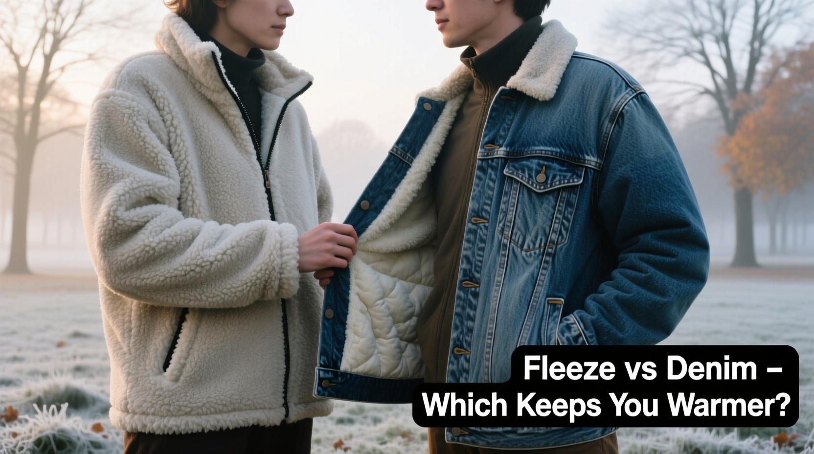 fleece vs denim jacket which one actually keeps you warmer
