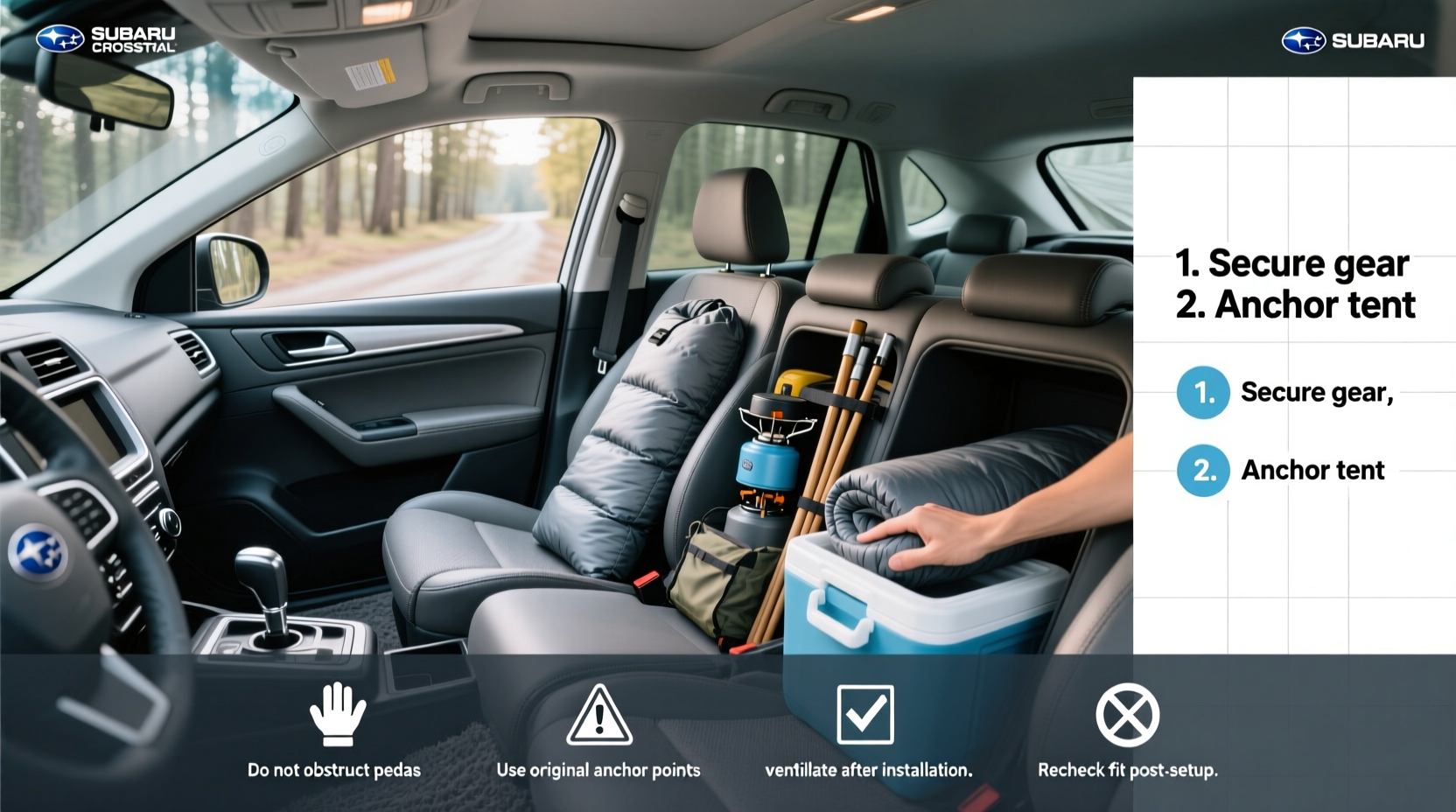 Car Camping in a Subaru Crosstrek Buying Guide