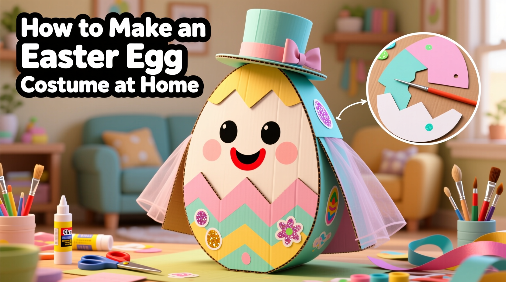 how to make a easter egg costume