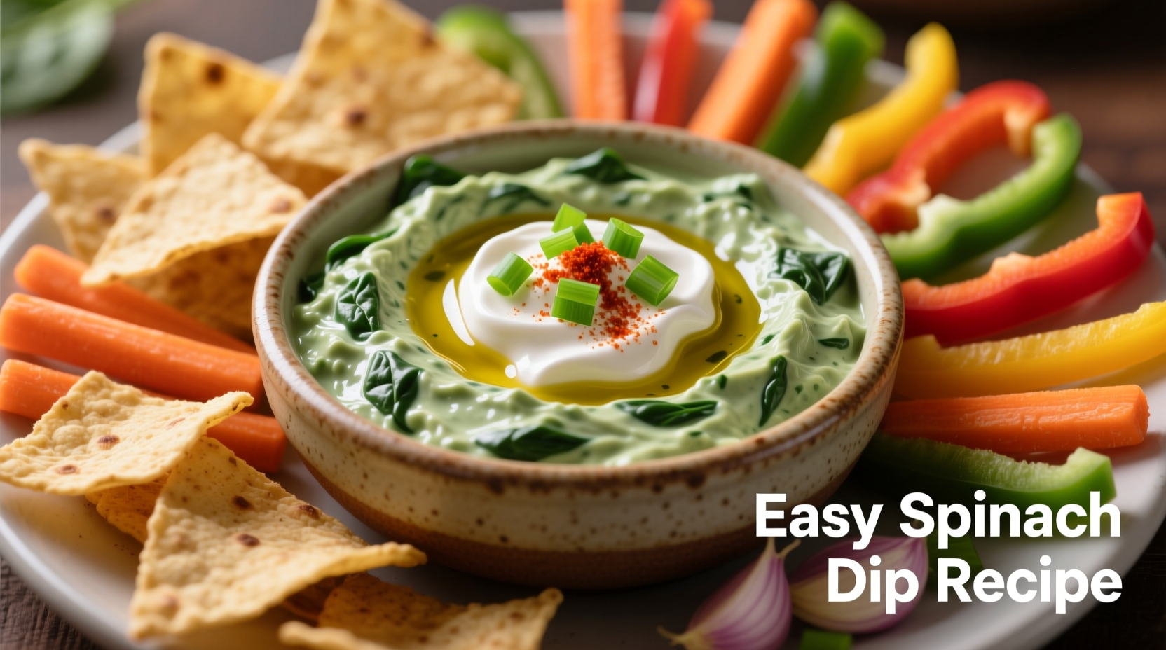 Easy Spinach Dip Recipe: Ready in 15 Minutes with 6 Ingredients