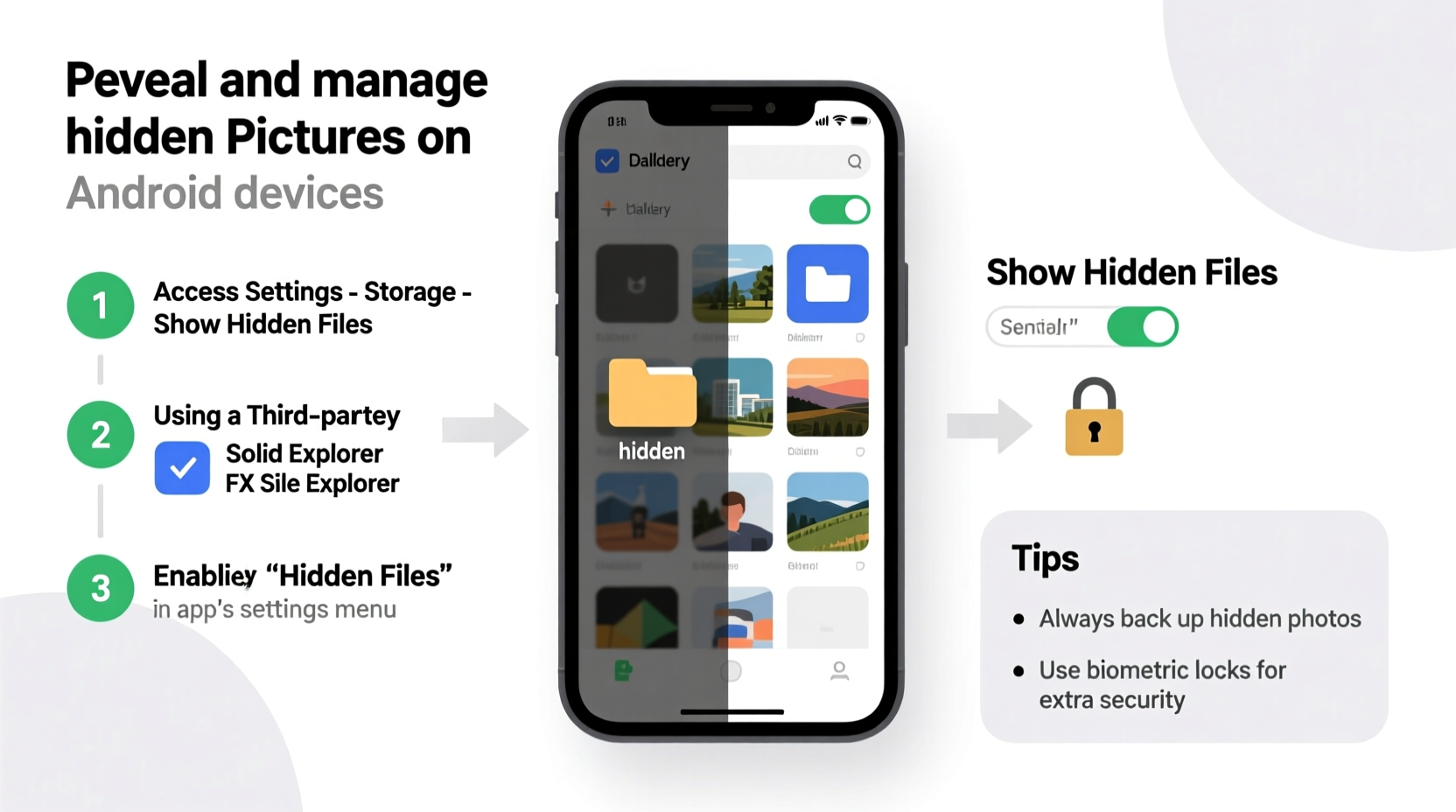 effective methods to reveal and manage hidden pictures on android devices