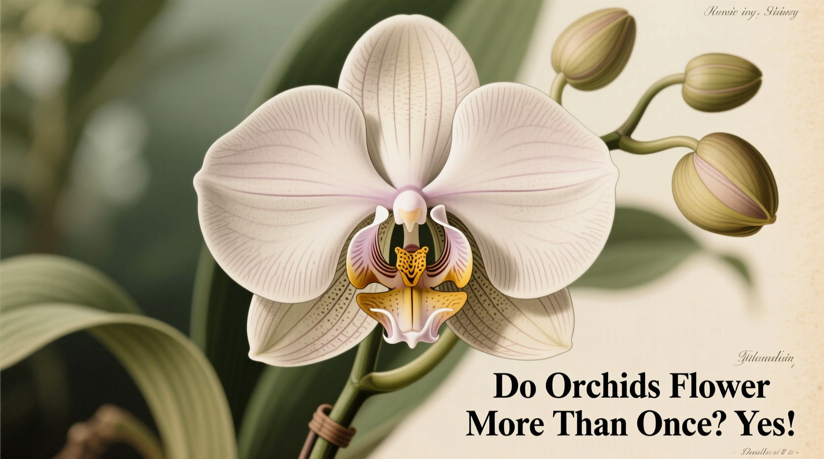 do orchids flower more than once
