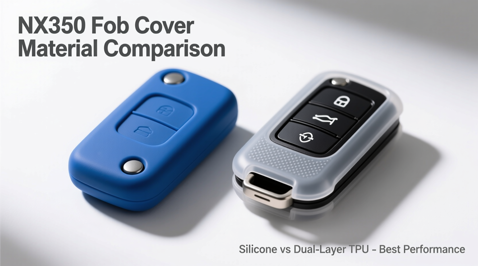 nx350 fob cover material comparison