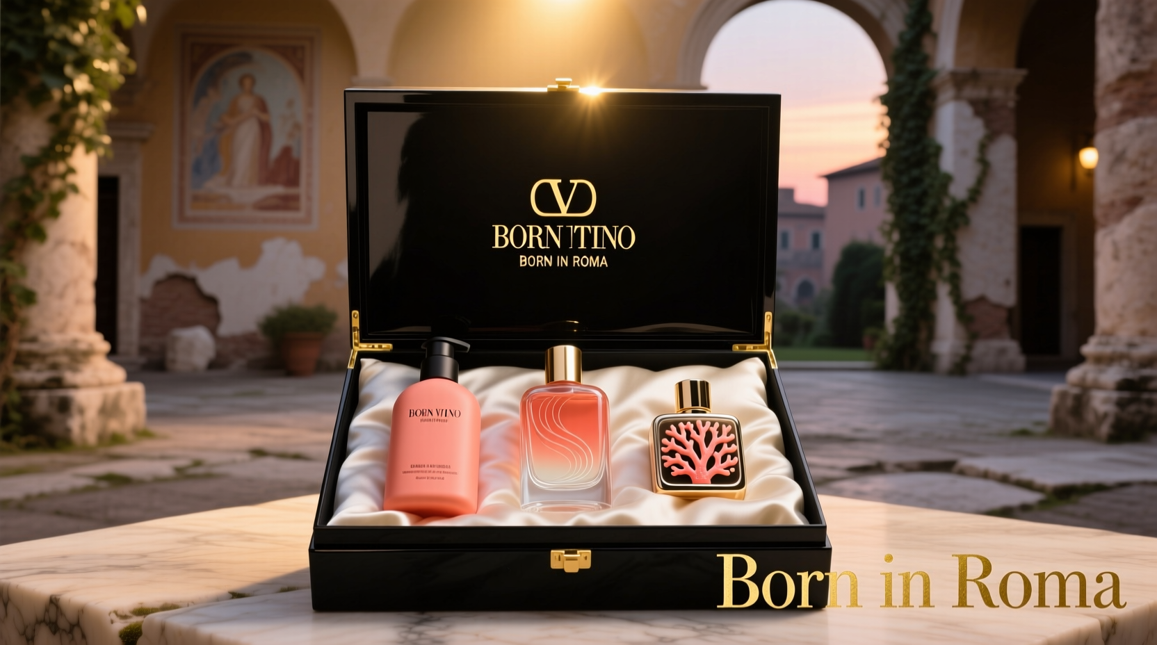 valentino uomo born in roma coral fantasy gift sets