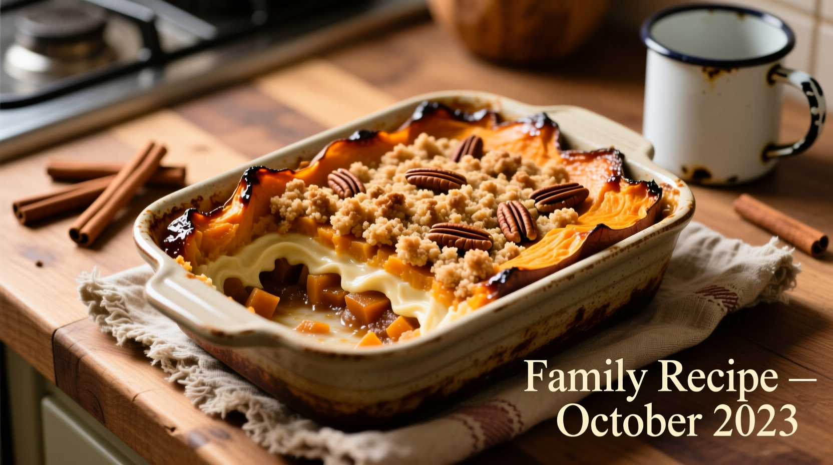 roasted sweet potato casserole