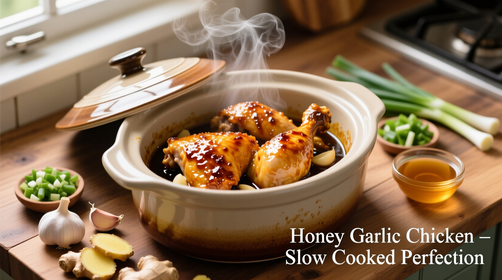 honey garlic chicken slow cooker recipe