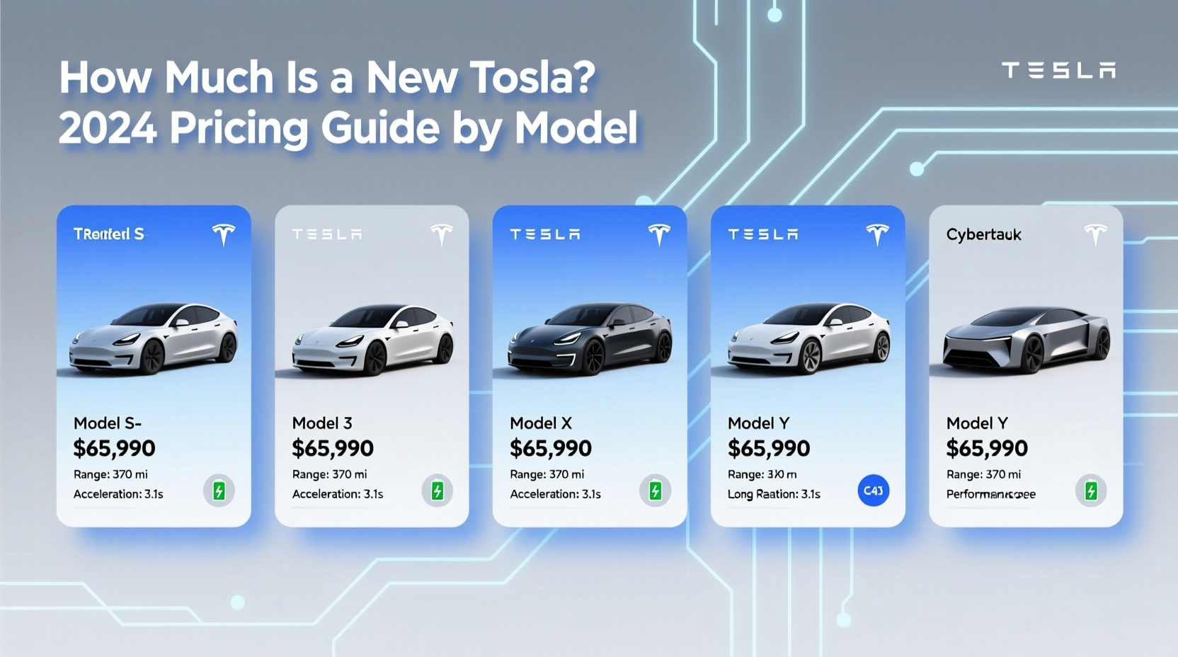 how much for a new tesla car