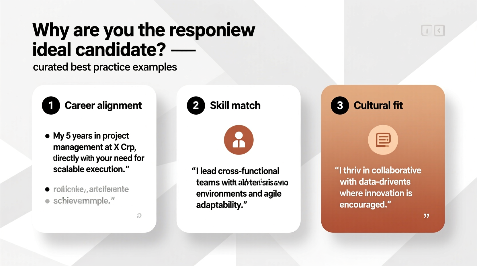 why are you the ideal candidate best answers examples