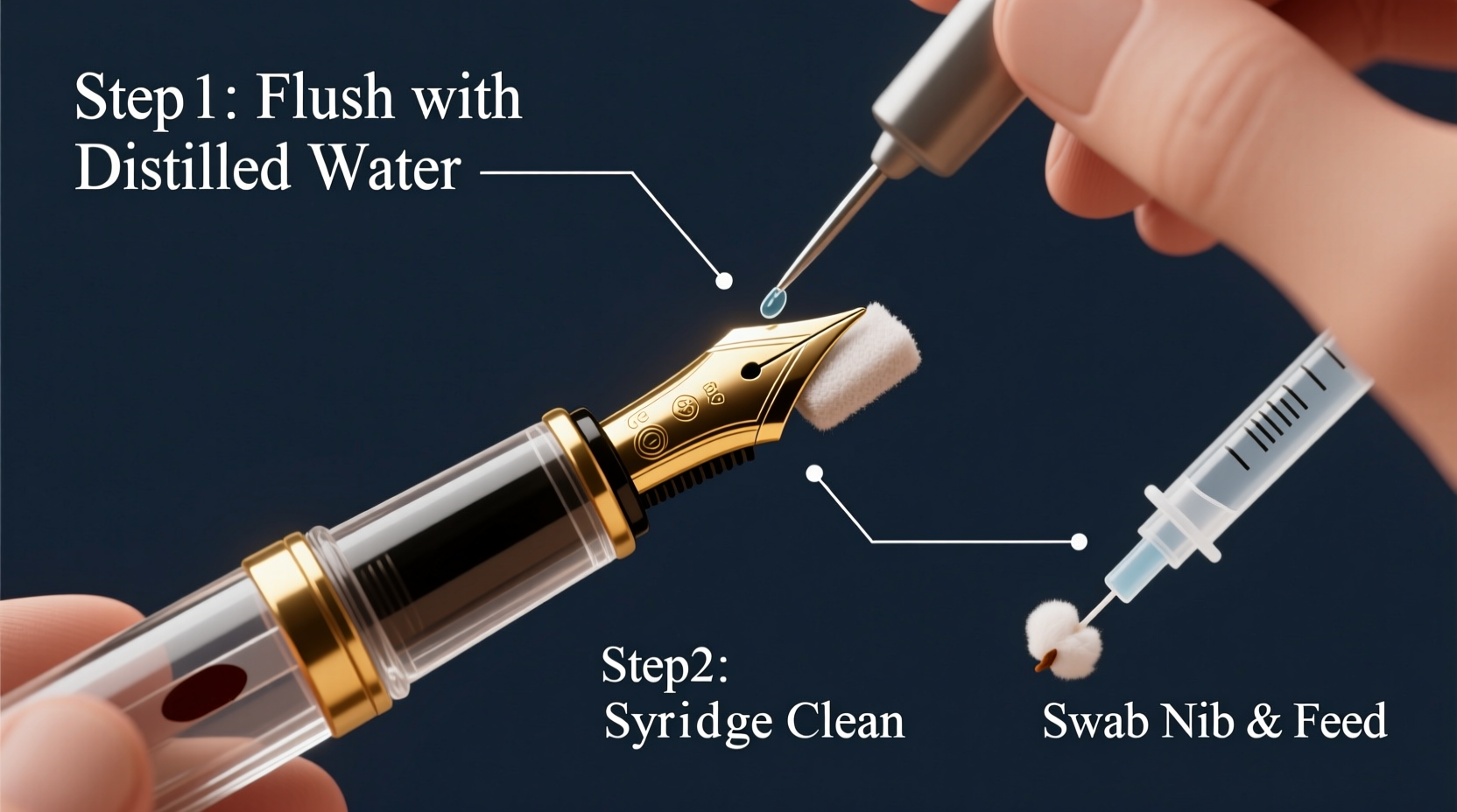 effective techniques for removing ink stains from your fountain pen without damage