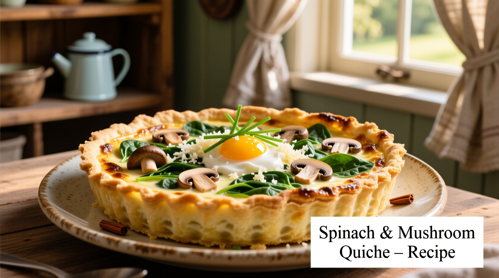 Perfect Spinach Mushroom Quiche Recipe: Foolproof Guide