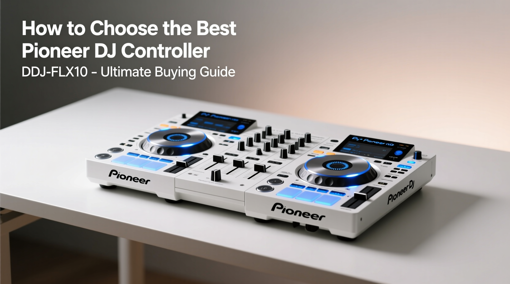 pioneer dj controller ddj flx 10 white