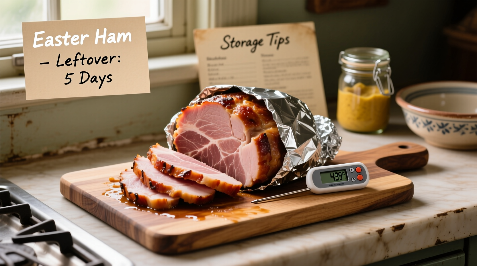 how long is leftover easter ham good for