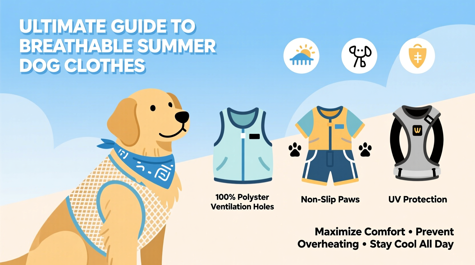 ultimate guide to selecting breathable summer dog clothes for maximum comfort