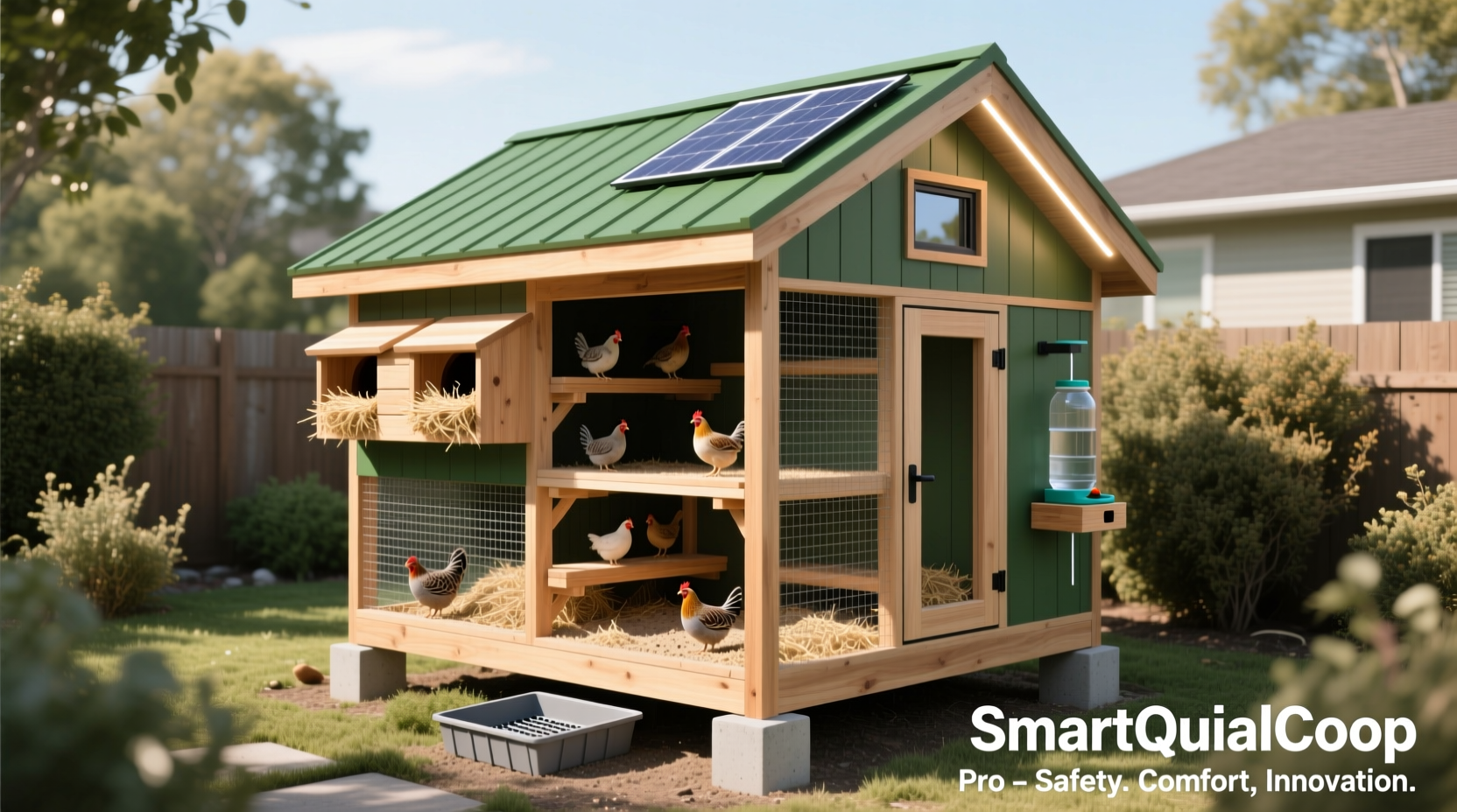 smart ideas for the best quail coop design to keep birds safe and happy