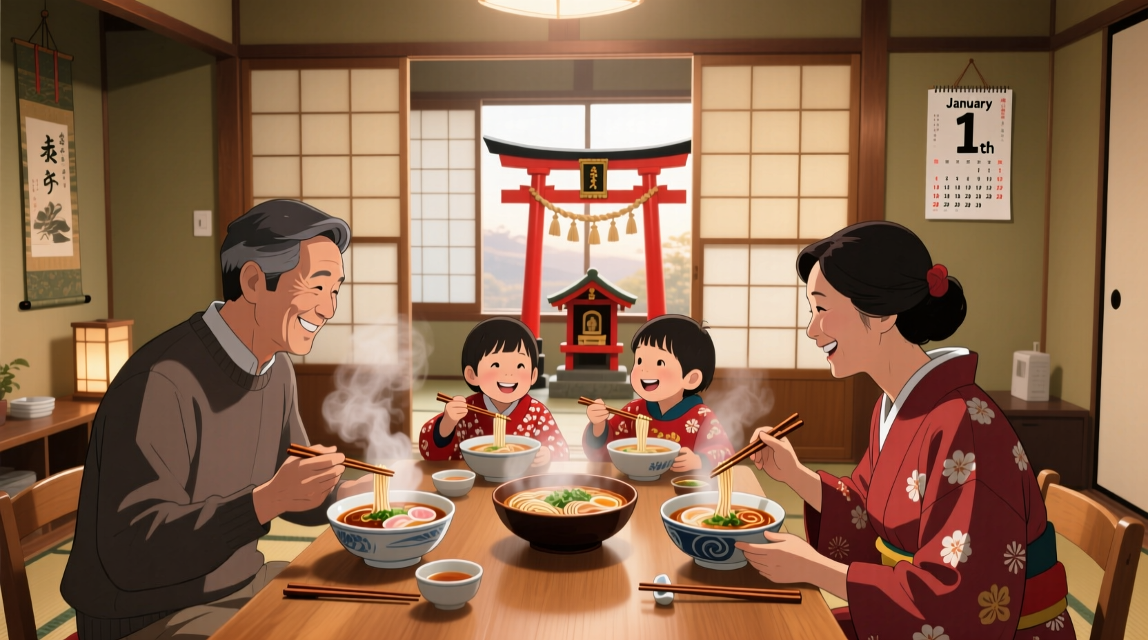 why japanese ramen new year eat