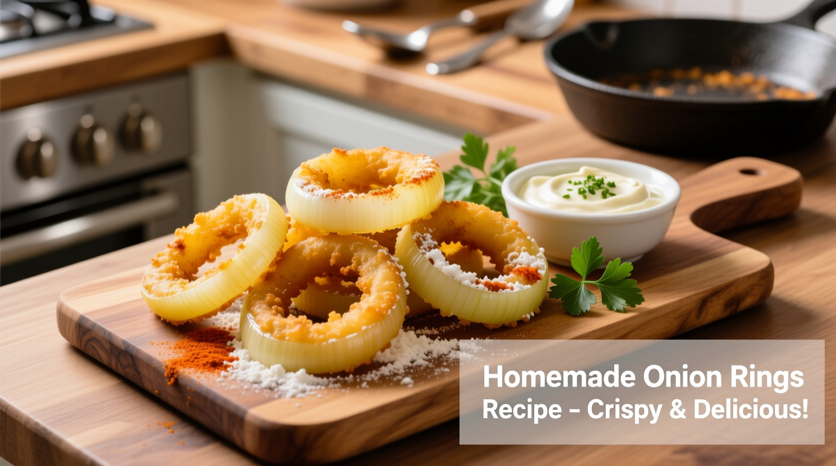 homemade onion rings recipe
