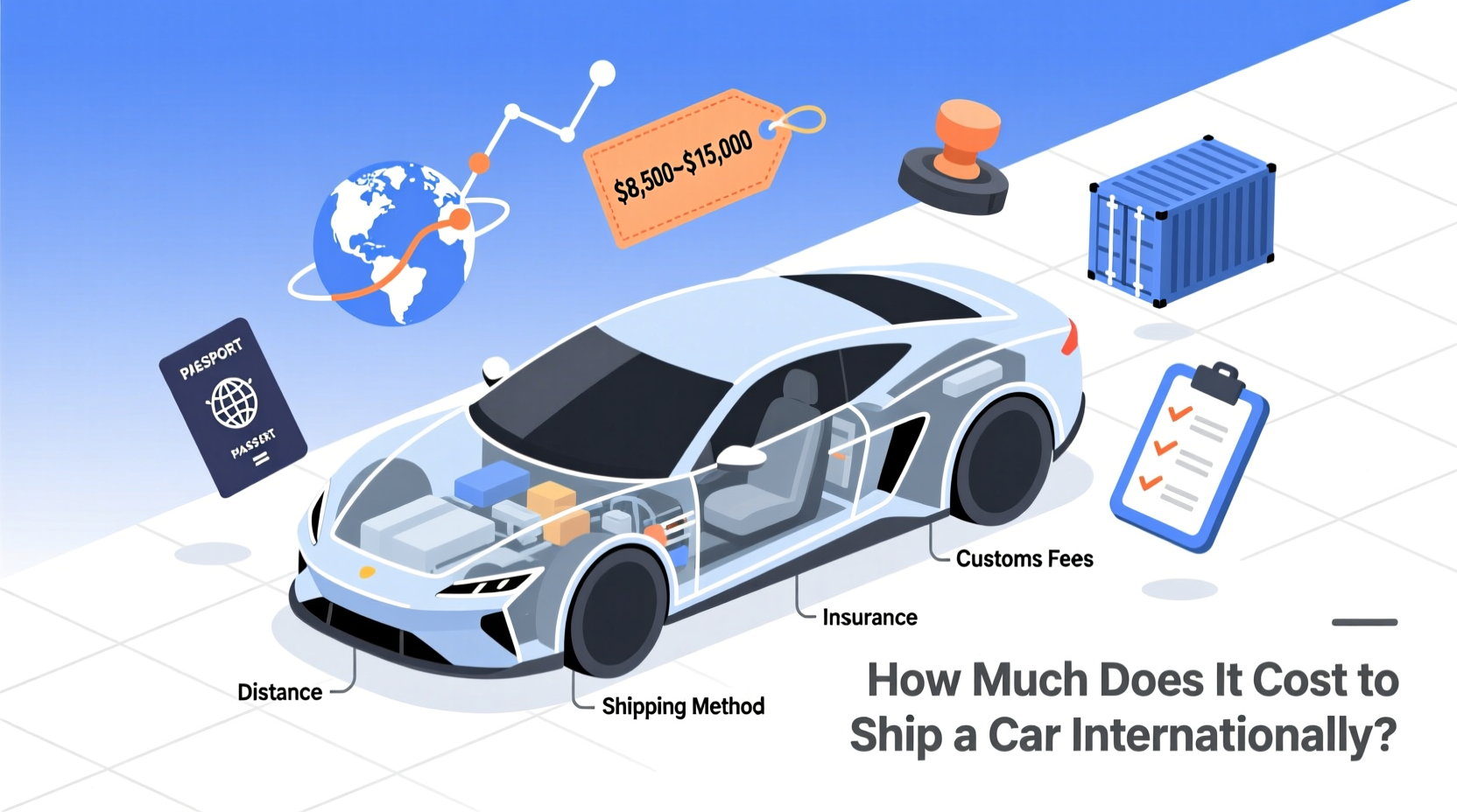 how much does it cost to ship a car internationally